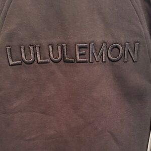 Lululemon Athletica black  Sweatshirt spell out